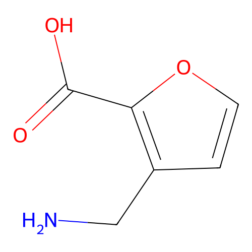 3-(Aminomethyl)furan-2-carboxylic acid structure