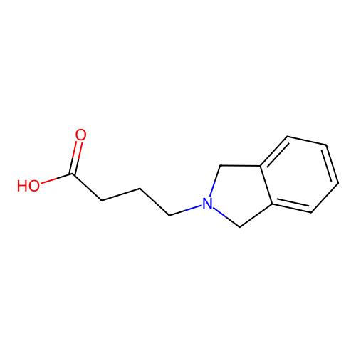 4-(1,3-Dihydro-isoindol-2-yl)-butyric acid structure