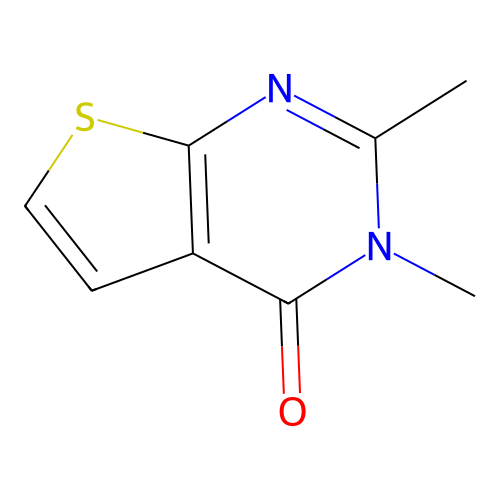 2,3-Dimethylthieno[2,3-d]pyrimidin-4-one structure