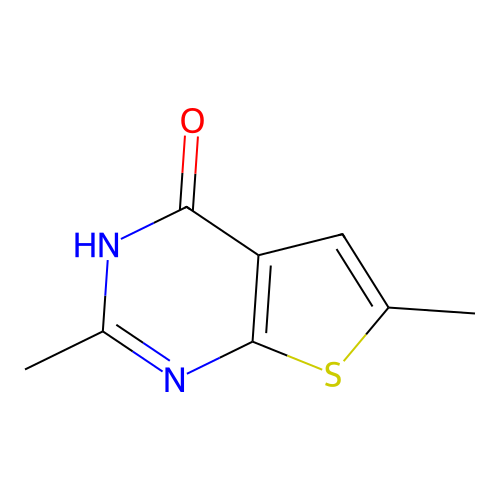 2,6-Dimethylthieno[2,3-D]pyrimidin-4-OL structure