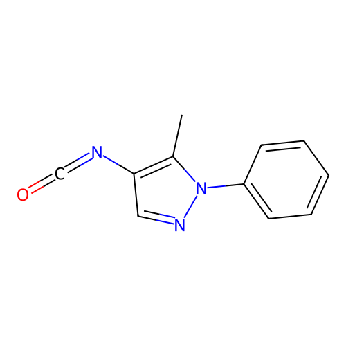 4-Isocyanato-5-methyl-1-phenyl-1H-pyrazole structure