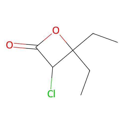 3-Chloro-4,4-diethyloxetan-2-one structure