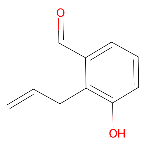 2-Allyl-3-hydroxybenzaldehyde structure