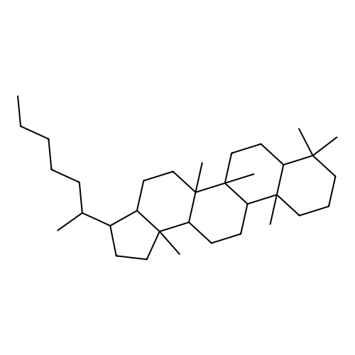 17alpha(H),21beta(H)-(22R)-TETRAKISHOMOHOPANE structure