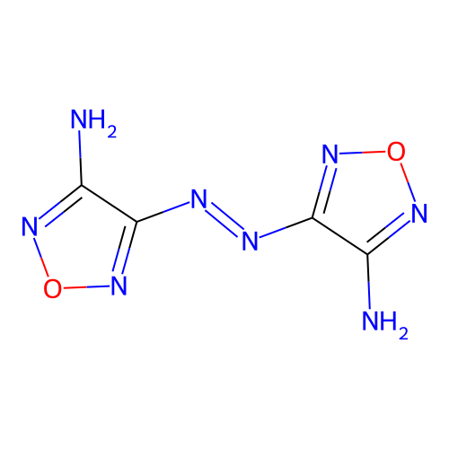 1,2,5-Oxadiazol-3-amine, 4,4'-azobis- structure