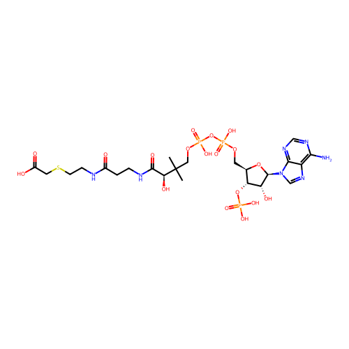 Carboxymethyl-coa structure