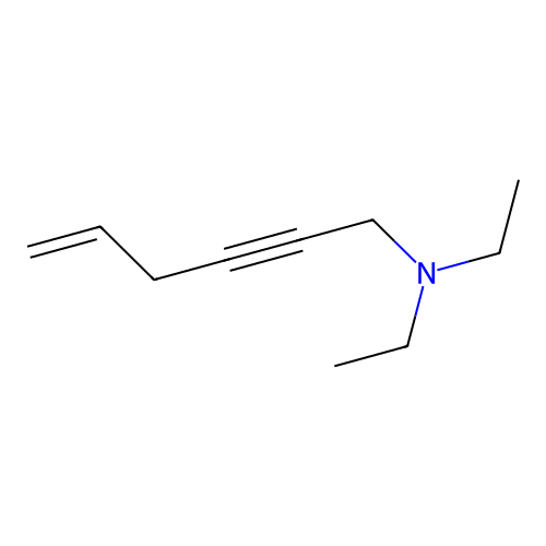 N,N-diethylhex-5-en-2-yn-1-amine structure