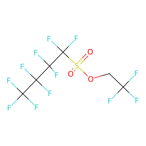 2,2,2-Trifluoroethyl perfluorobutylsulfonate structure