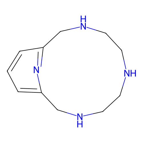 3,6,9,15-Tetraazabicyclo(9.3.1)pentadeca-1(15),11,13-triene structure