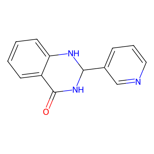 2-(pyridin-3-yl)-2,3-dihydroquinazolin-4(1H)-one structure