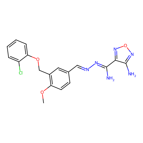 C18H17ClN6O3 structure