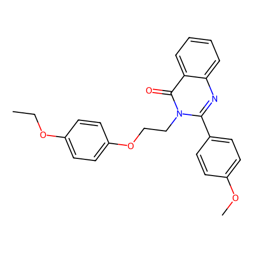 3-(2-(4-ethoxyphenoxy)ethyl)-2-(4-methoxyphenyl)quinazolin-4(3H)-one structure