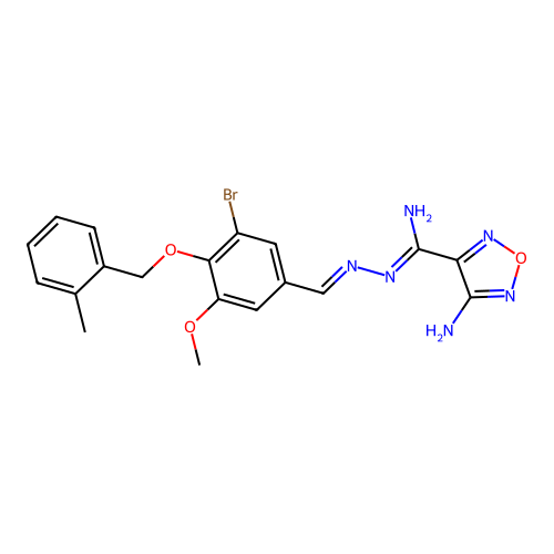 C19H19BrN6O3 structure