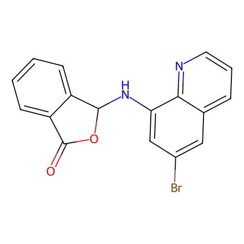 3-(6-Bromo-quinolin-8-ylamino)-3H-isobenzofuran-1-one structure