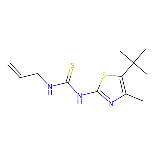 1-(5-Tert-butyl-4-methyl-1,3-thiazol-2-yl)-3-prop-2-en-1-ylthiourea structure
