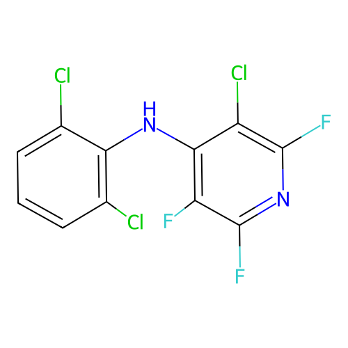 3-chloro-N-(2,6-dichlorophenyl)-2,5,6-trifluoropyridin-4-amine structure