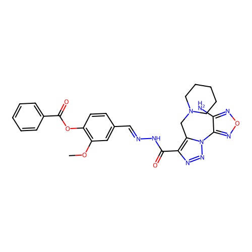 C26H27N9O5 structure