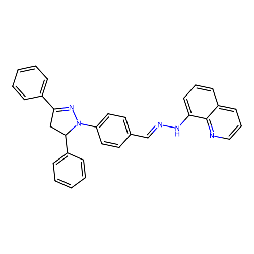 C31H25N5 structure