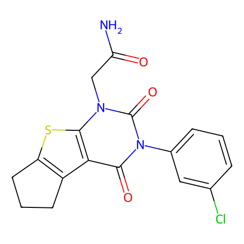 C17H14ClN3O3S structure