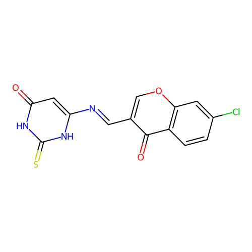 C14H8ClN3O3S structure