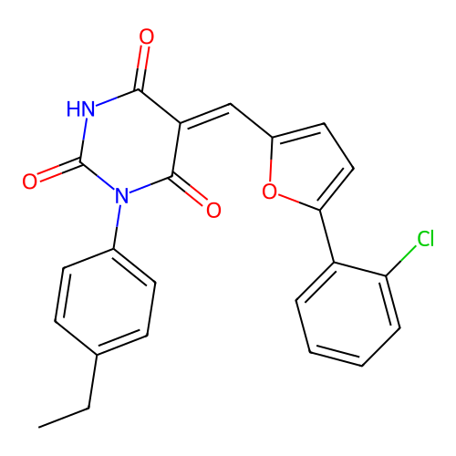C23H17ClN2O4 structure