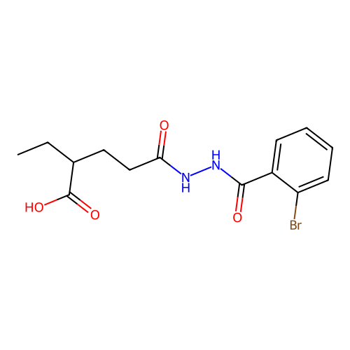5-(2-(2-Bromobenzoyl)hydrazinyl)-2-ethyl-5-oxopentanoic acid structure