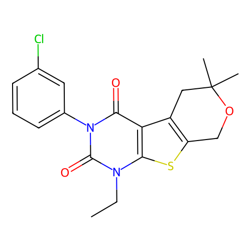 C19H19ClN2O3S structure