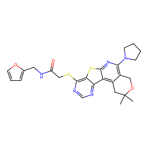 C25H27N5O3S2 structure