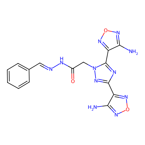 C15H13N11O3 structure