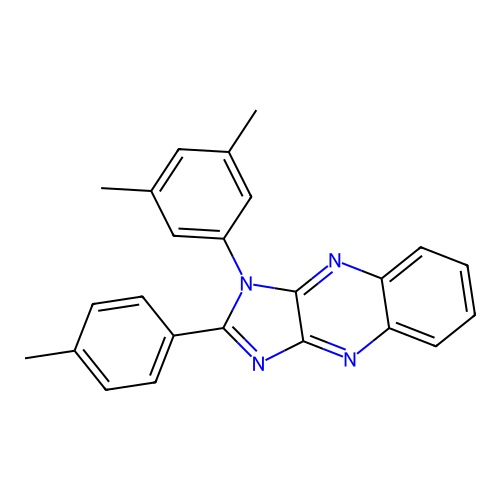 1-(3,5-dimethylphenyl)-2-(4-methylphenyl)-1H-imidazo[4,5-b]quinoxaline structure