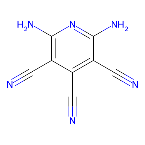 2,6-Diamino-3,4,5-pyridinetricarbonitrile structure