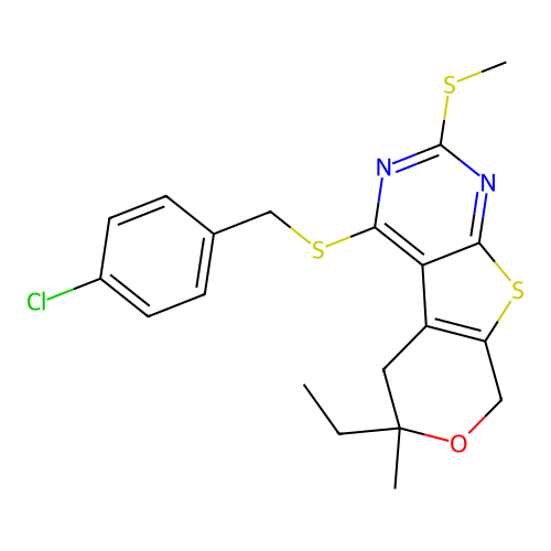 C20H21ClN2OS3 structure