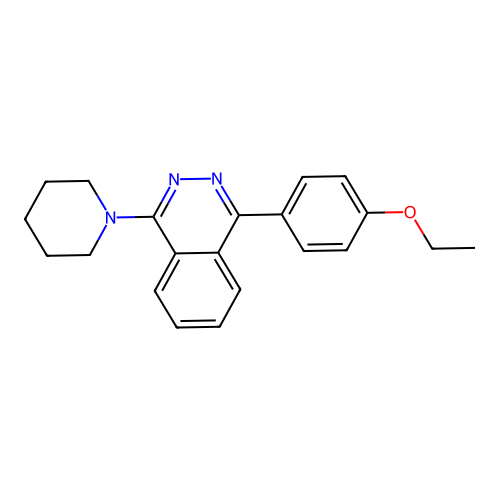 1-(4-Ethoxyphenyl)-4-(piperidin-1-yl)phthalazine structure