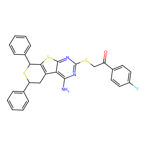 C29H22FN3OS3 structure