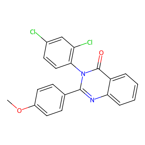 3-(2,4-dichlorophenyl)-2-(4-methoxyphenyl)quinazolin-4(3H)-one structure