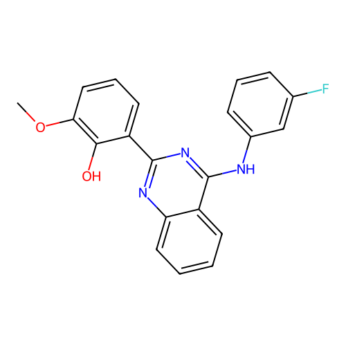 2-(4-((3-Fluorophenyl)amino)quinazolin-2-yl)-6-methoxyphenol structure