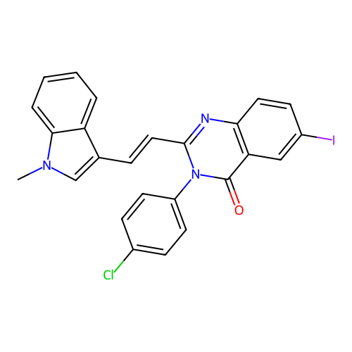 C25H17ClIN3O structure