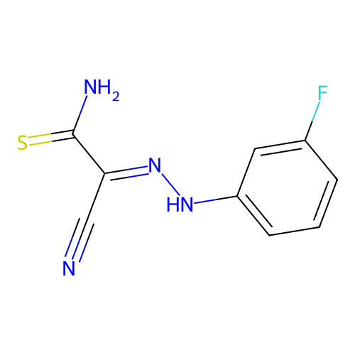 Ethanethioamide, 2-cyano-2-(3-fluorophenylhydrazono)- structure