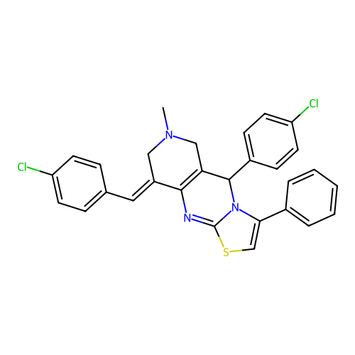 C29H23Cl2N3S structure