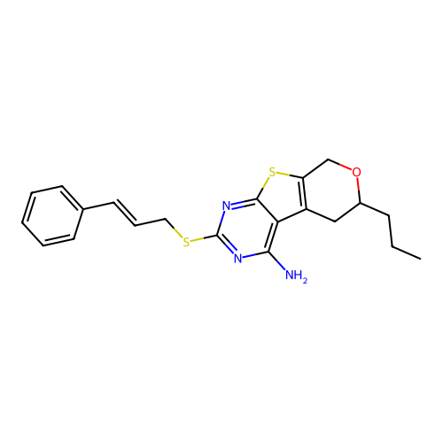 C21H23N3OS2 structure