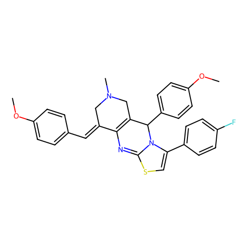 C31H28FN3O2S structure