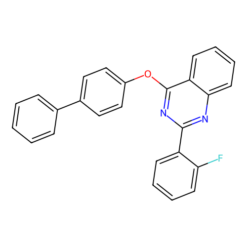 4-(Biphenyl-4-yloxy)-2-(2-fluorophenyl)quinazoline structure