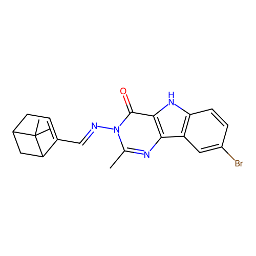 C21H21BrN4O structure