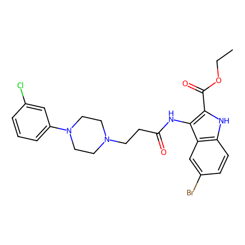 C24H26BrClN4O3 structure