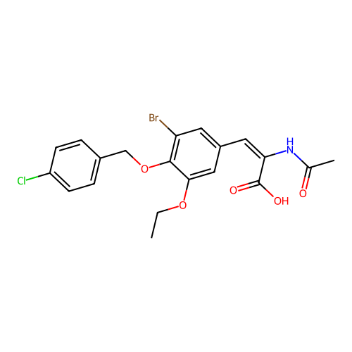 C20H19BrClNO5 structure