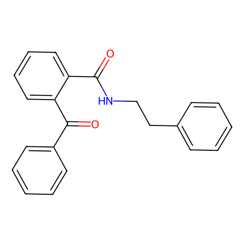 2-benzoyl-N-(2-phenylethyl)benzamide structure