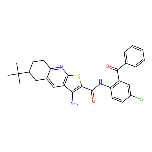 C29H28ClN3O2S structure