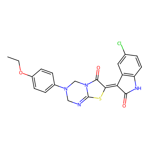 C21H17ClN4O3S structure