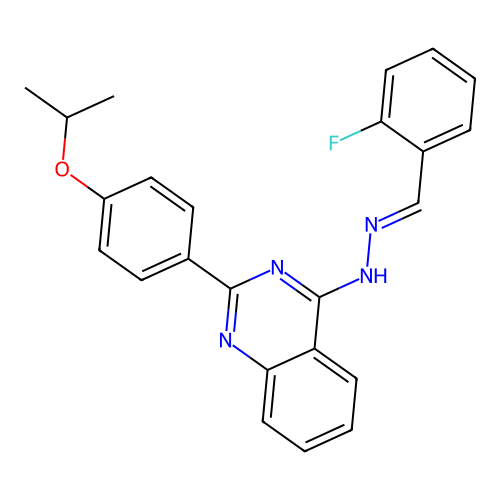 C24H21FN4O structure