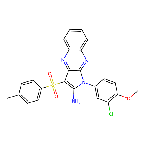 C24H19ClN4O3S structure